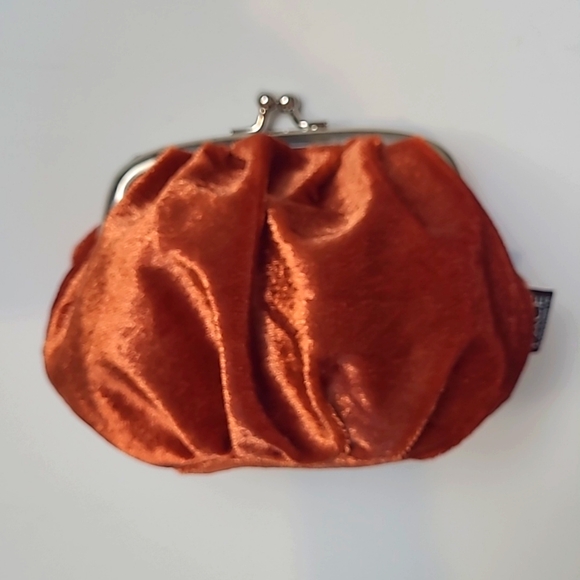 FACE STOCKHOLM Velvet Purse -  Orange - Picture 3 of 6